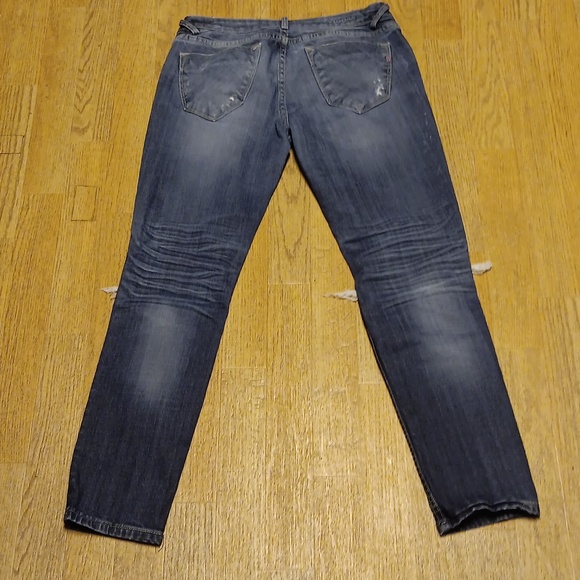 VIGOSS DESTROYED SKINNY BLUE JEANS - Picture 6 of 8